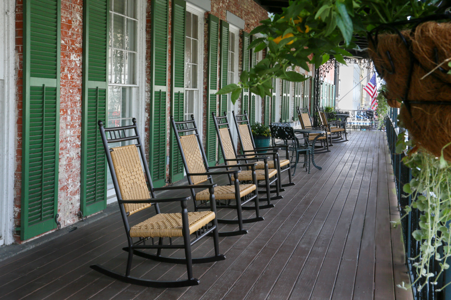 Balcony at The Marshall House
