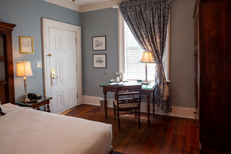 Inside our Classic Queen Hotel Room in Savannah,GA