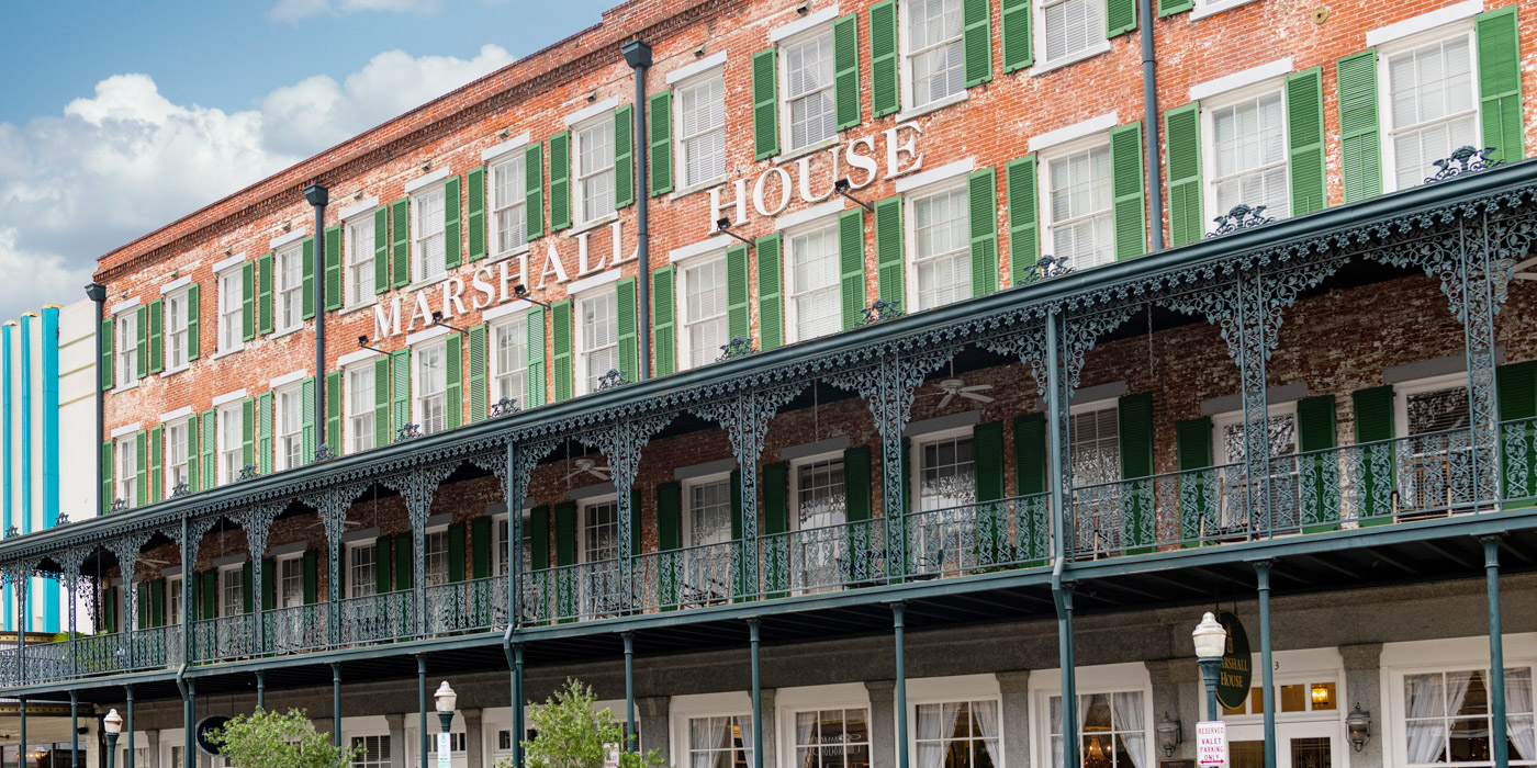 About The Historic Marshall House Hotel in Savannah